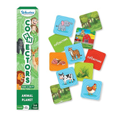 Skillmatics Connectors Educational Game: Animal Planet | Fun & Fast Family Game of Smart Connections | Gifts for Boys and Girls Ages 3-6
