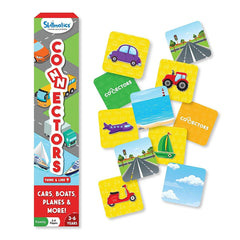 Skillmatics Connectors Educational Game: Cars, Boats, Planes & More | Fun & Fast Family Game of Smart Connections | Gifts for Boys and Girls Ages 3-6