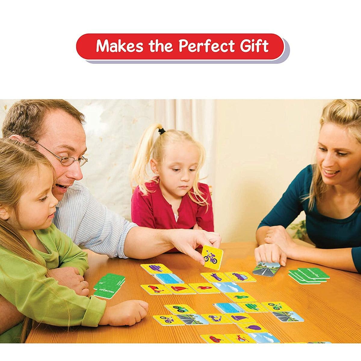 Skillmatics Connectors Educational Game: Cars, Boats, Planes & More | Fun & Fast Family Game of Smart Connections | Gifts for Boys and Girls Ages 3-6