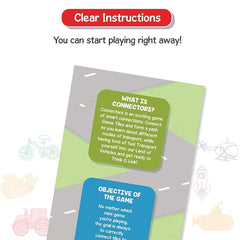 Skillmatics Connectors Educational Game: Cars, Boats, Planes & More | Fun & Fast Family Game of Smart Connections | Gifts for Boys and Girls Ages 3-6