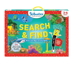 Skillmatics Educational Game - Search and Find Reusable Activity Mats with 2 Marker Pens Gifts & Preschool Learning for Ages 3 to 6