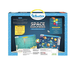 Skillmatics Educational Game: Space Explorers (6-9 Years) | Fun Learning Activities for Kids | Write and Wipe Activity Mats