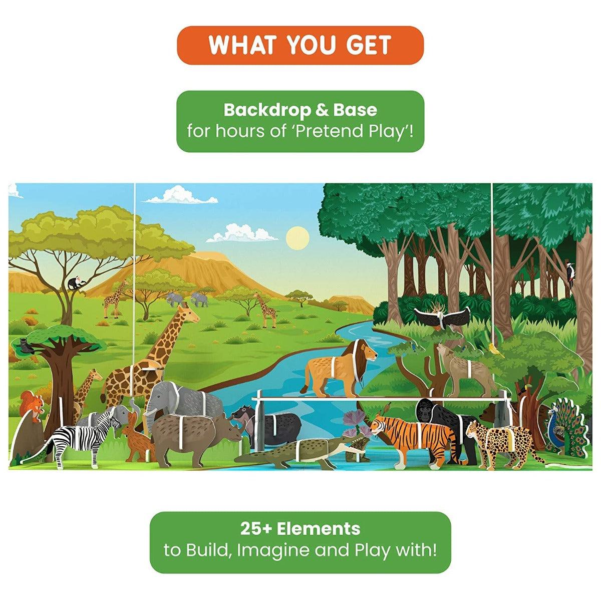 Skillmatics Educational Toy My World : Amazing Animals
