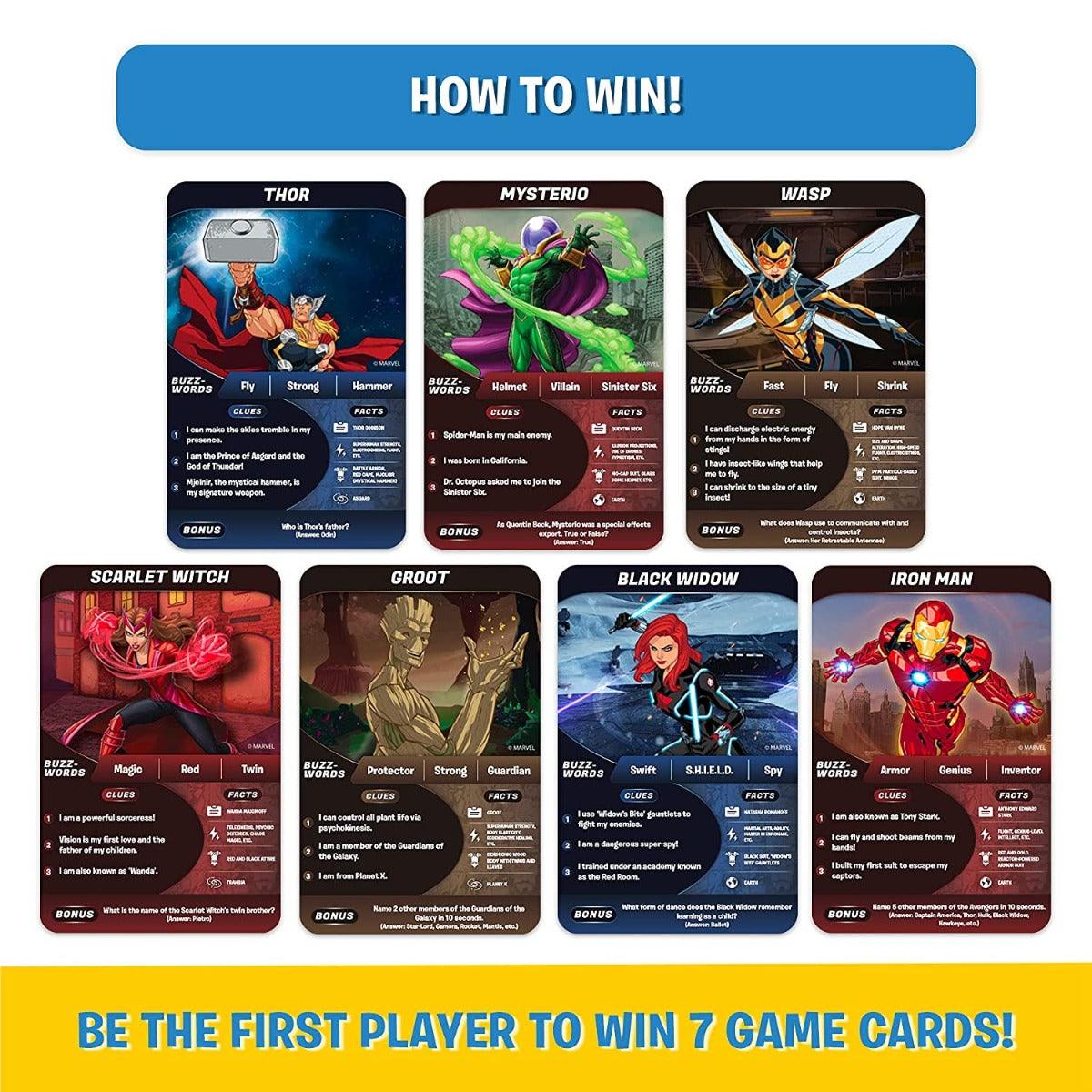 Skillmatics Guess in 10 - Marvel Edition For Ages 8 - 99 Years