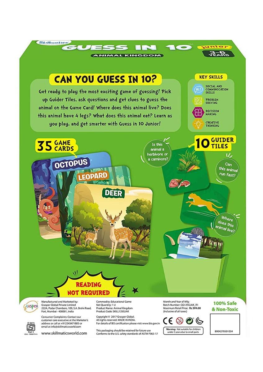 Skillmatics Guess in 10 Junior Animal Kingdom