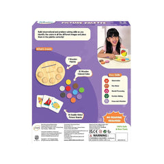 Skillmatics Picture Palette - Educational Wooden Game for Ages 3-6 Years