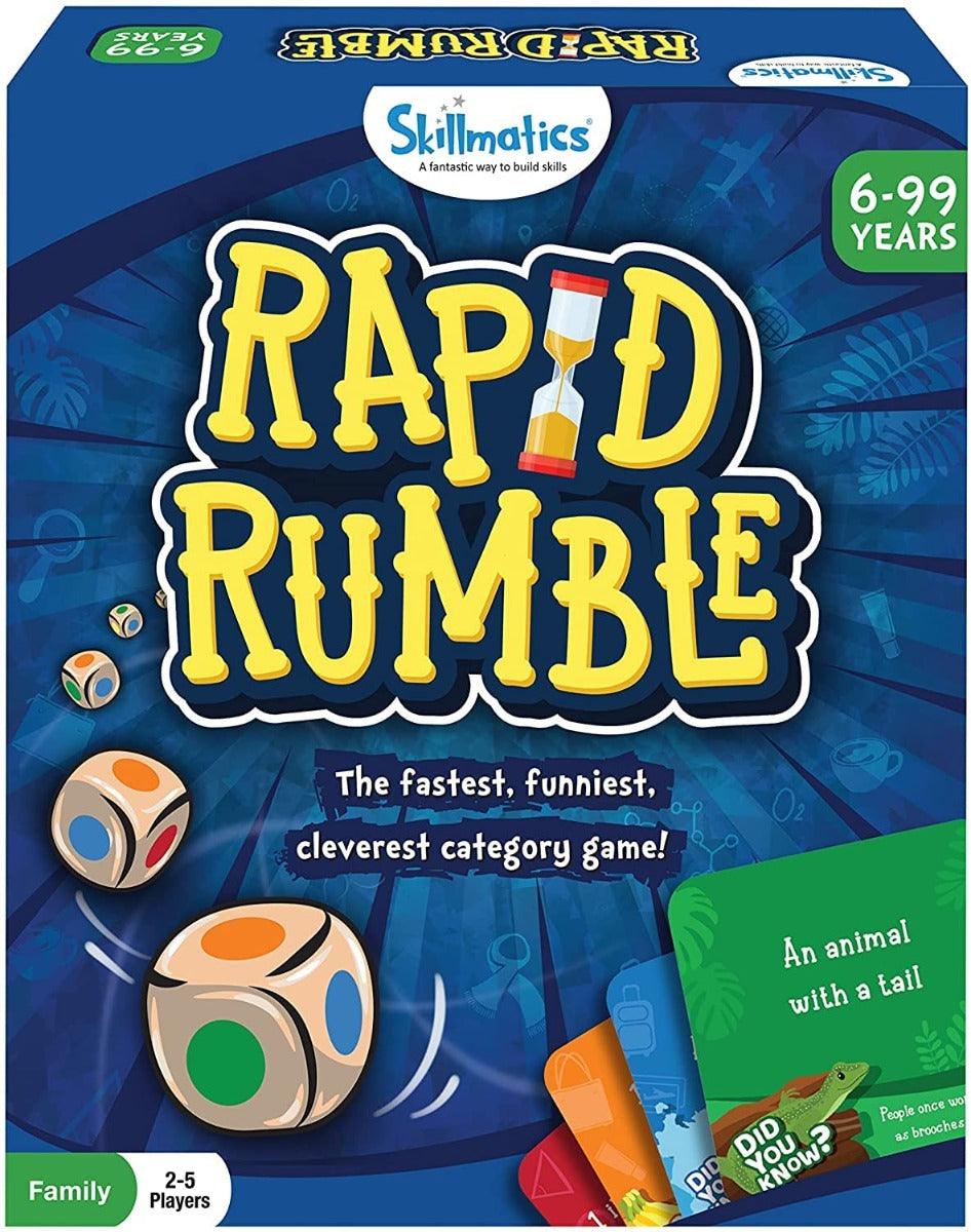 Skillmatics Rapid Rumble - Educational Board Game for Ages 6 and Up