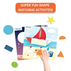 Skillmatics Shapes Scapes - Shape Matching Activity Educational Game for Ages 3-6 Years
