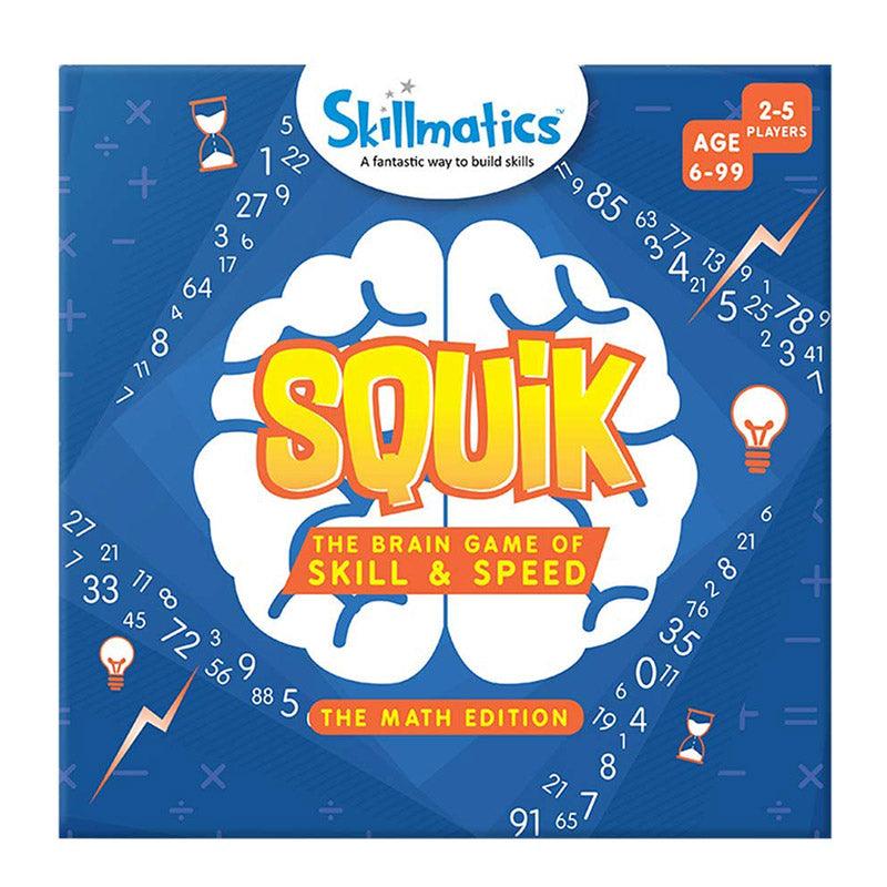 Skillmatics Squik - The Brain Game of Skill and Speed - The Math Edition