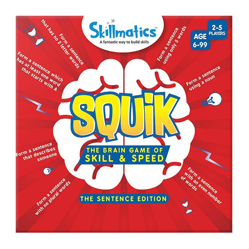 Skillmatics Squik - The Brain Game of Skill and Speed - The Sentence Edition