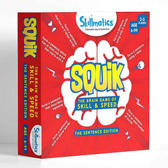 Skillmatics Squik - The Brain Game of Skill and Speed - The Sentence Edition