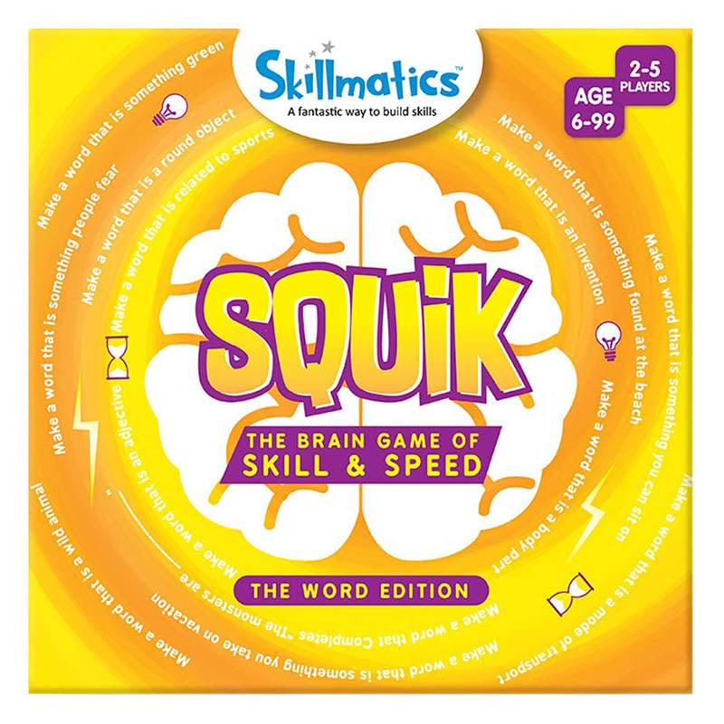 Skillmatics Squik - The Brain Game of Skill and Speed - The Word Edition