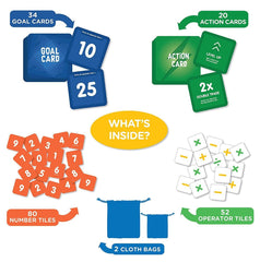 Skillmatics Squik Math ‚Äö√Ñ√¨ a Game of Mental Math, Skill Based Learning and Practice for Addition, Multiplication, Division, Subtraction, Strategy Card Game