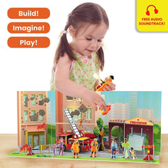 Skillmatics STEM Building Toy - My World Firefighters to The Rescue! for Ages 3-7 Years