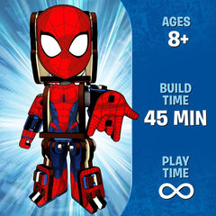 Skillmatics STEM Building Toy : Buildables Marvel Spider-Man - DIY Action Toy Figures & Collectibles for Ages 8 and Up