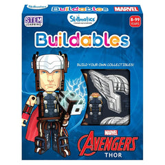 Skillmatics STEM Building Toy : Buildables Marvel Thor - DIY Action Toy Figures & Collectibles for Ages 8 and Up