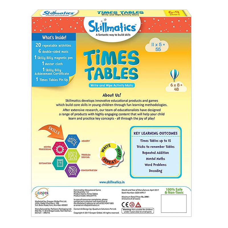 Skillmatics Times Tables
