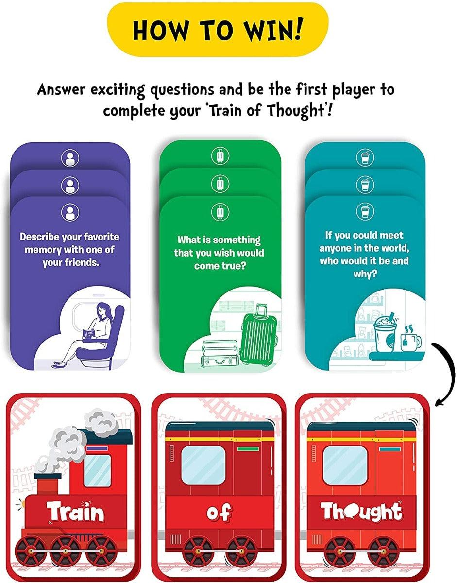 Skillmatics Train of Thought - Card Game for Kids & Families