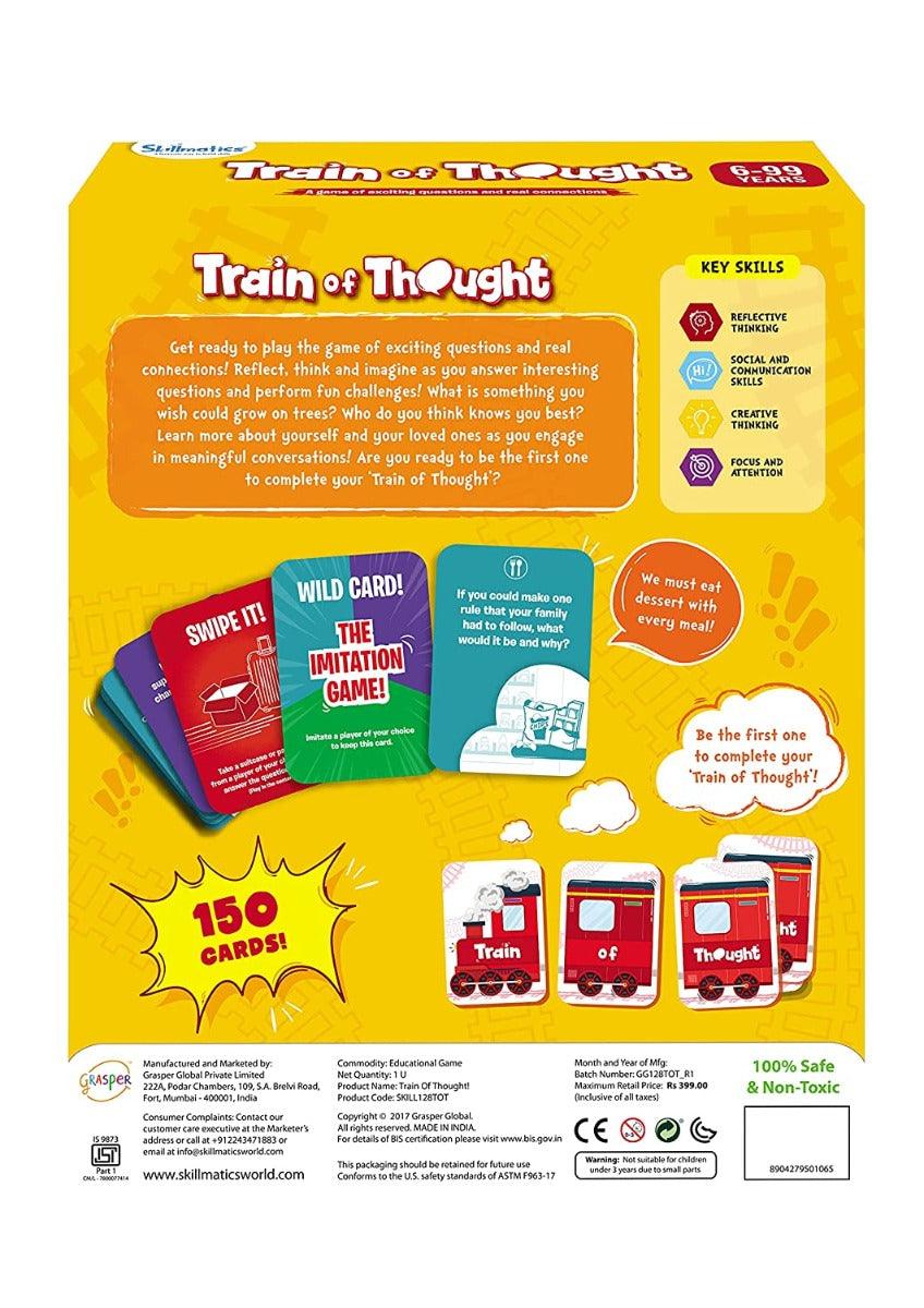 Skillmatics Train of Thought - Card Game for Kids & Families
