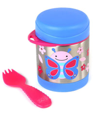 Skip Hop Zoo Back To School Insulated Little Kid Butterfly - Food Jar For Ages 3-6 Years