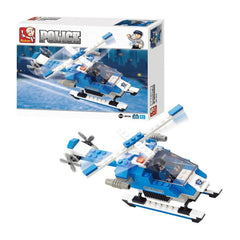 Sluban Special Police Helicopter, Building Blocks For Ages 6+ - FunCorp India