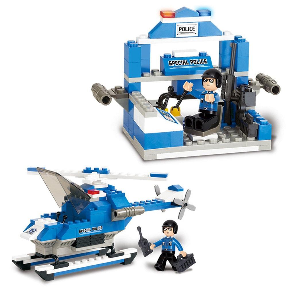 Sluban Special Police Helicopter, Building Blocks For Ages 6+ - FunCorp India