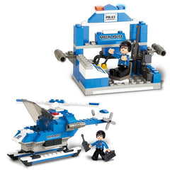 Sluban Special Police Helicopter, Building Blocks For Ages 6+ - FunCorp India