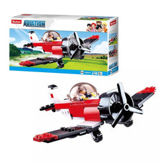 Sluban Aviation III - Farm Plane, Building Blocks For Ages 6+ - FunCorp India