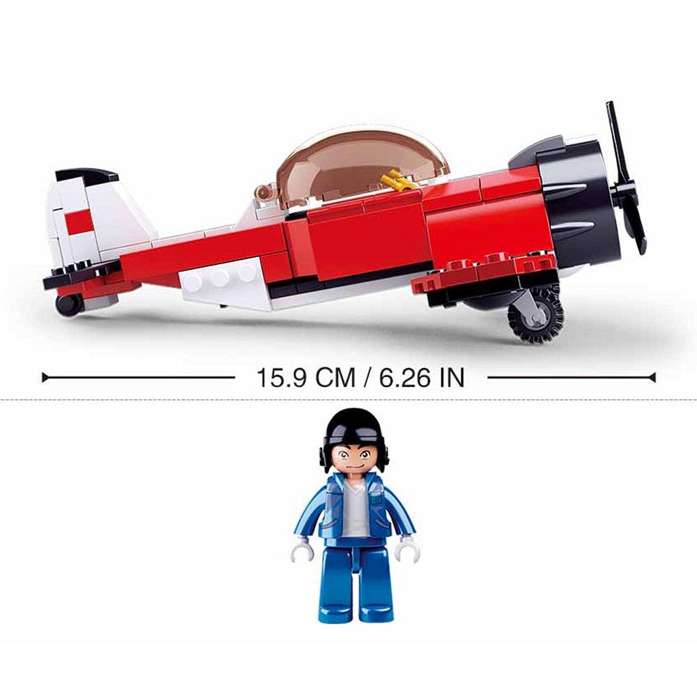 Sluban Aviation III - Farm Plane, Building Blocks For Ages 6+ - FunCorp India