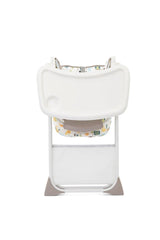 Joie Mimzy Snacker 2 in 1 High Chair Alphabet - Portable Booster Seat For Ages 0-3 Years