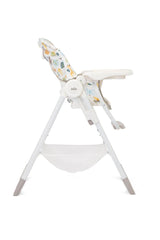 Joie Mimzy Snacker 2 in 1 High Chair Alphabet - Portable Booster Seat For Ages 0-3 Years
