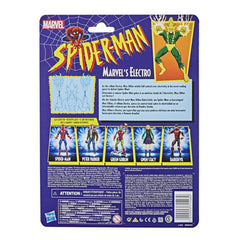 Hasbro Marvel Legends Series Spider-Man 6-inch Collectible Marvel's Electro Action Figure Toy Retro Collection