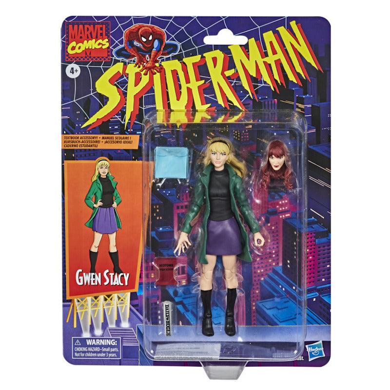 Hasbro Marvel Legends Series Spider-Man 6-inch Collectible Gwen Stacy Action Figure Toy Retro Collection