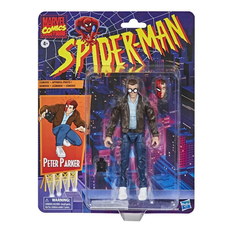 Hasbro Marvel Legends Series Spider-Man 6-inch Collectible Peter Parker Action Figure Toy Retro Collection