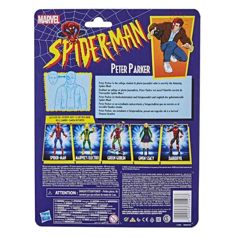 Hasbro Marvel Legends Series Spider-Man 6-inch Collectible Peter Parker Action Figure Toy Retro Collection