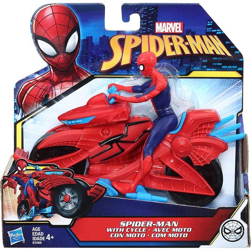 Spider-Man Marvel Spider-Man Figure with Cycle