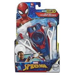 Spider-Man Web Shots Gear Disc Slinger Blaster Toy, 3 Web Projectiles, For Kids Ages 5 And Up