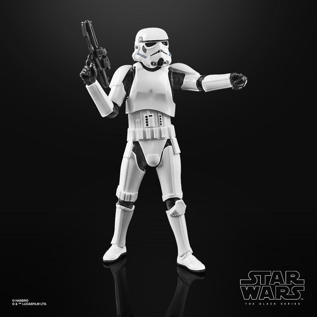 Star Wars The Black Series Imperial Stormtrooper Toy 6-Inch-Scale The Mandalorian Collectible Action Figure, Kids Ages 4 and Up