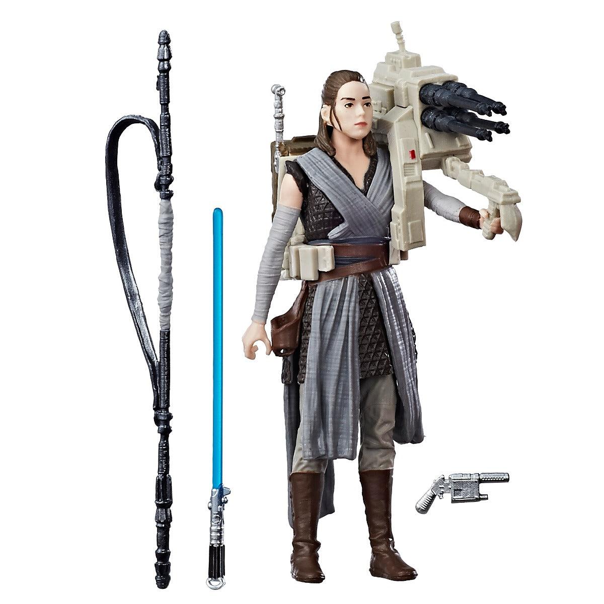 Star Wars: The Last Jedi Rey (Jedi Training) and Elite Praetorian Guard Figure 2-Pack 3.75 Inches