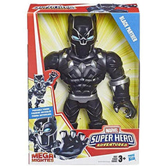Super Hero Adventures Marvel Adventures Mega Mighties Black Panther Collectible 10-Inch Action Figure, Toys for Kids Ages 3 and Up