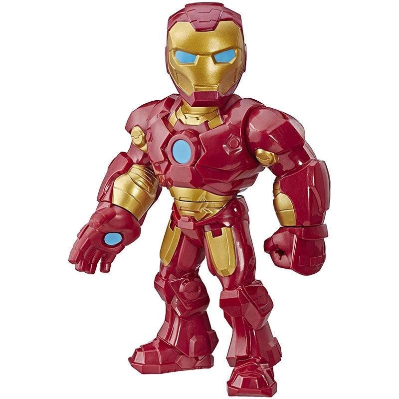 Super Hero Adventures Marvel Mega Mighties Iron Man Collectible 10-Inch Action Figure, Toys for Kids Ages 3 and Up