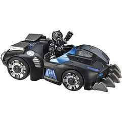 Super Hero Adventures Marvel Super Hero Adventures Black Panther Road Racer, 5-Inch Figure and Vehicle Set, Collectible Toys for Kids Ages 3 and Up