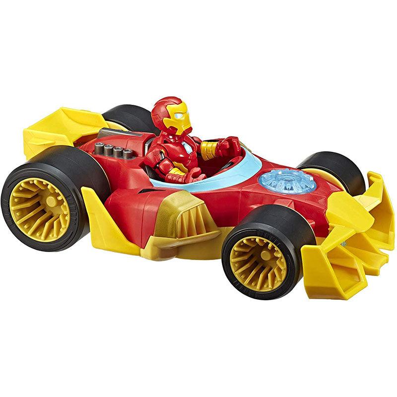 Super Hero Adventures Marvel Super Hero Adventures Iron Man Speedster, 5-Inch Figure and Vehicle Set, Collectible Toys for Kids Ages 3 and Up