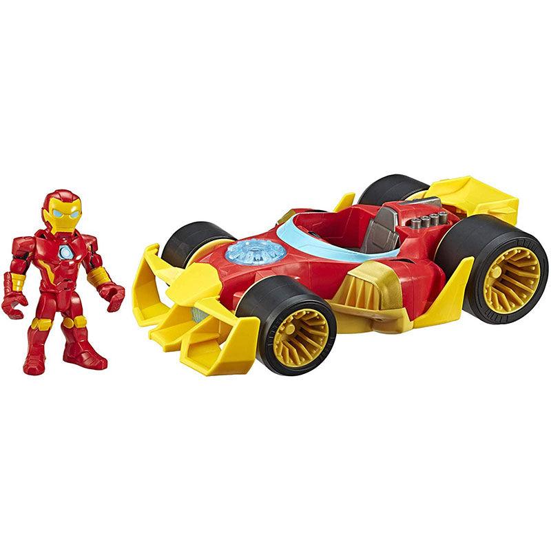 Super Hero Adventures Marvel Super Hero Adventures Iron Man Speedster, 5-Inch Figure and Vehicle Set, Collectible Toys for Kids Ages 3 and Up
