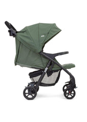 Joie Muze LX Laurel - One Hand fold Stroller with Flat Reclining seat for Ages 0-3 Years