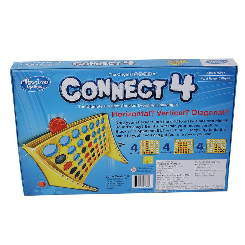 The Classic Game of Connect 4, Connect 4 Grid,Get 4 in a Row Strategy Game for 2 Players Ages 6 & Up