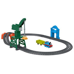 Thomas & Friends Push-Along Train Playset - Thomas & Cranky at The Docks