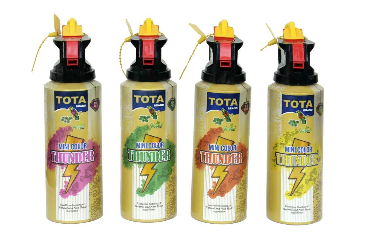 TOTA Mini Colour Thunder for Holi Celebration (Set of 4)