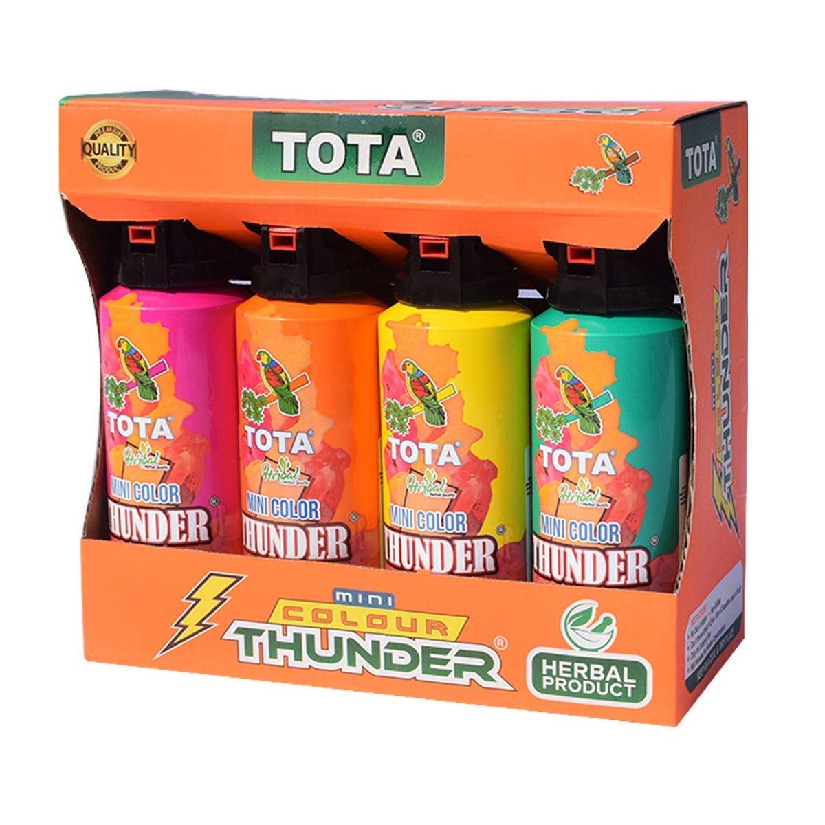 TOTA Mini Colour Thunder for Holi Celebration (Set of 4)