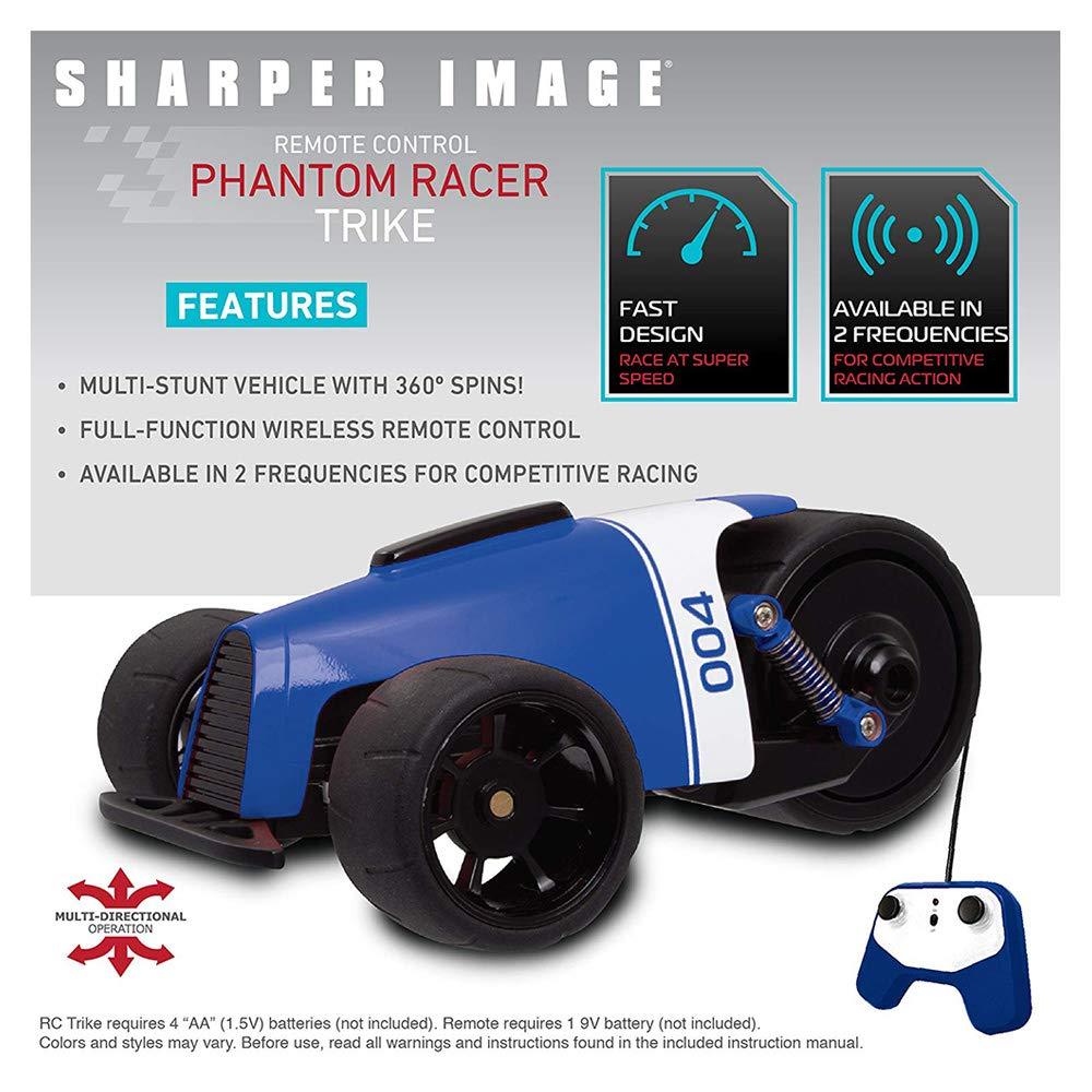 Sharper Image Toy RC Phantom Racer Trike (Blue) Blue